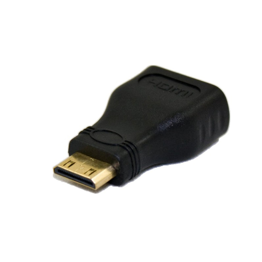 VCOM Adaptador Mini HDMI a HDMI – Mini HDMI Macho/HDMI Tipo-A Hembra, para  convertir conexiones HDMI de diferentes dispositivos - Yoytec