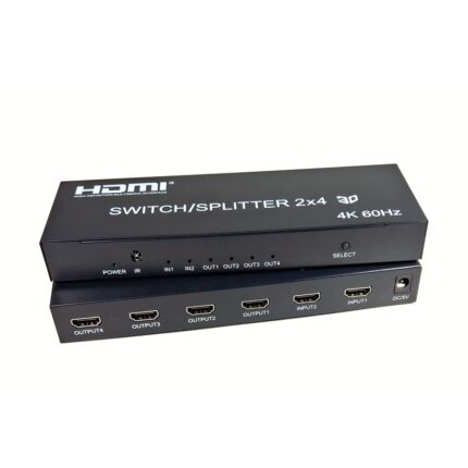 Switch y Splitter HDMI 2X4 3D / 4K