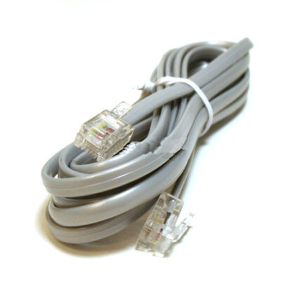 Cable para teléfono RJ11 4C de 25 pies