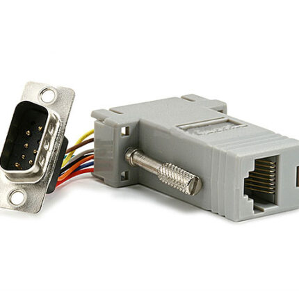 Adaptador armable DB09 macho a RJ45