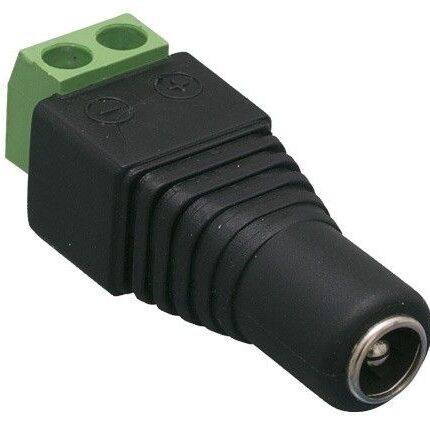 Adaptador de corriente hembra para CCTV