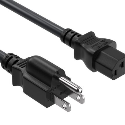 Cable de Poder AC C13 a 5-15P 06 pies 18 AWG