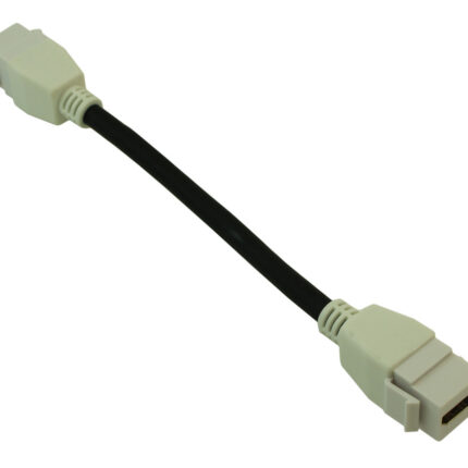 Conector HDMI keystone con cola blanco