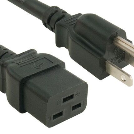 Cable de Poder AC C19 a 5-15P 10 pies 14 AWG