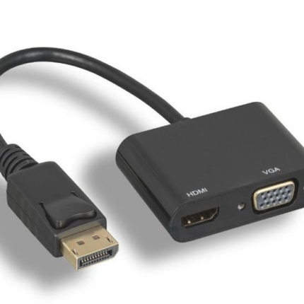 Convertidor Displayport a HDMI y VGA
