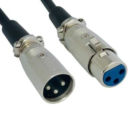 Cable de Audio XLR macho a XLR hembra de 03 pies