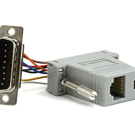 Adaptador armable DB15 macho a RJ45