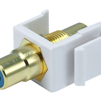 Conector keystone RCA azul