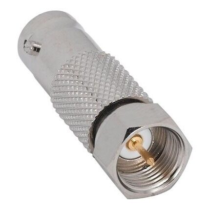 Adaptador tipo F macho a BNC hembra