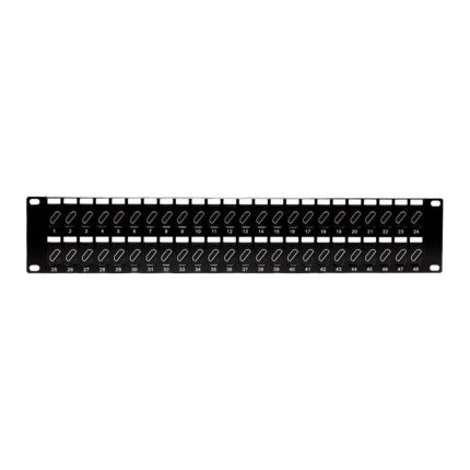Panel HDMI de 48 puertos para rack de 19 pulgadas 2U (incluye conectores)